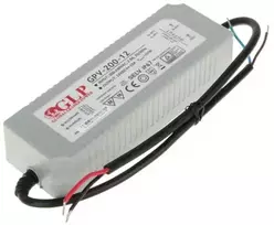 Bikuvalt 200W LED Maitinimo šaltinis GPV 12V IP67