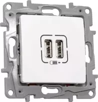 MAITINIMO LIZDAS LE-764594 Niloe 2 PORTAI USB 2.4A/5V LEGRAND