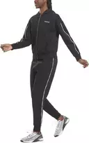 Reebok Sportinis Kostiumas Moterims Piping Pack Hooded Juodas HE2275