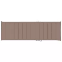 Saulės gulto čiužinukas, taupe spalvos, 200x60x3cm, audinys