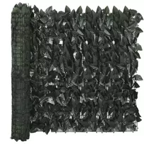 Balkono pertvara, 500x75cm, su tamsiai žaliais lapais
