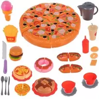 Kruzzel Žaislinis greito maisto rinkinys Play house