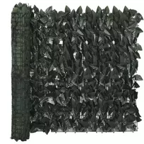 Balkono pertvara, 300x75cm, su tamsiai žaliais lapais