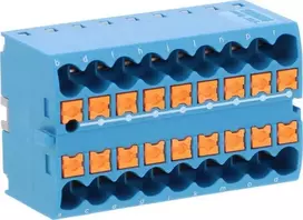 Phoenix Contact „Phoenix“ kontaktų paskirstymo blokas PTFIX 18X2.5 BU 3273310