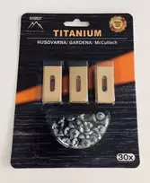 Titaninių peiliukų rinkinys (30 vnt. 35 mm) Gardena, Husqvarna robotui vejapjovei
