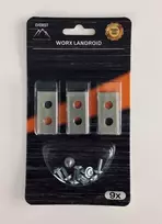 Peiliukų rinkinys (9 vnt.) Worx Landlord robotams vejapjovėms
