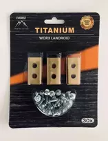 Titaninių peiliukų rinkinys (30vnt.) Worx Landlord robotams vejapjovėms