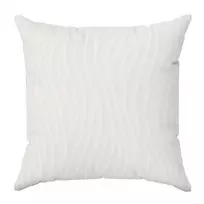 Eurofirany LILI Minkšto aksomo pagalvės užvalkalas, 40X40 cm, spalva: balta