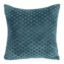 Eurofirany DESIGN 91 BELA Minkštas pagalvės užvalkalas su 3D efektu, 40X40 cm, spalva: mėlyna