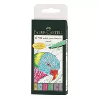 Faber-castell - Pitt artist teptukas pastelė, 6 vnt (167163)