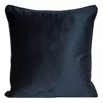 Eurofirany PIERRE CARDIN minkšto ir švelnaus aksomo pagalvės užvalkalas SIBEL, 45X45 cm, spalva: juoda