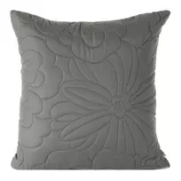 Eurofirany DESIGN 91 ALARA / 4 Pagalvės užvalkalas su įspaustu karšto spaudimo būdu gėlių raštu, 40X40 cm, spalva: tamsi smėlio