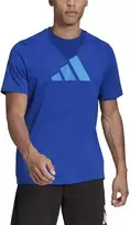 Adidas Marškinėliai Vyrams M Fi 3Bar Tee Mėlyna HE2223
