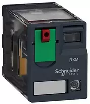 Schneider Electric Relpol Miniatiūrinė relė 2P 12A 24V AC (RXM2AB2B7)