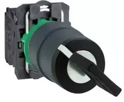 Schneider Electric 2 padėčių jungiklis raktelis 22 mm 1Z su grįžtamąja spyruokle (XB5AG61)