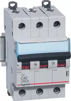 „Legrand“ grandinės pertraukiklis 3P C 40A 10 kA AC S313 TX3 (404226)