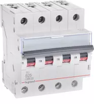 Legrand miniatiūrinis grandinės pertraukiklis S304 B25 TX3 25A 6kA 403419