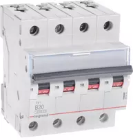 Legrand grandinės pertraukiklis S304 B20 TX3 20A 6kA 403418