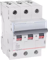 Legrand grandinės pertraukiklis S303 D40 TX3 40A 6kA 403759
