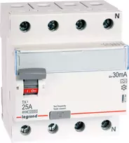 Legrand diferencinis srovės perjungiklis 4P 25A 0.03A A tipo P304 - 411764
