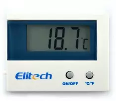 Oem Termometras su išoriniu zondu ir LCD ekranu nuo -50 °C iki 80 °C - baltas