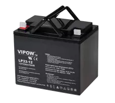 Švino akumuliatorius VIPOW 12V 33Ah