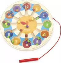 Viga medinis magnetinis žaidimas laikrodis labirintas 18M+ 44560