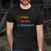 Marškinėliai "Tikras mechanikas"