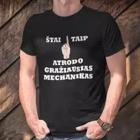 Marškinėliai "Gražiausias mechanikas"