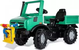 Pedalinis sunkvežimis Rolly Toys RollyUnimog Forst Mercedes-Benz su gervė
