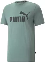 Puma Marškinėliai Vyrams Ess Heather Tee Žalias 586736 50