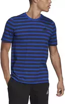Adidas Marškinėliai Vyrams M Stripy Sj Tee Mėlyna Juodas HE1854