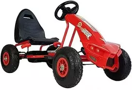 Lean Cars Pedalinis gokartas A-18, 115x63x59 cm, raudonas