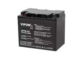 Švino akumuliatorius VIPOW 12V 75Ah