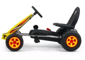 Minamas kartingas Viper Raudona Pedal Go-Kart Milly Mally