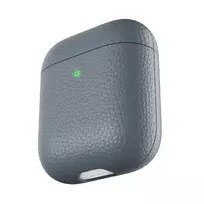 „KeyBudz PodSkinz Artisan“ serijos odinis dėklas, skirtas „AirPods 3“ – pilkos spalvos