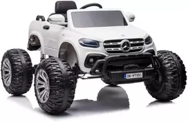 Lean Cars Vienvietis vaikiškas elektromobilis Mercedes DK-MT950 4x4, baltas