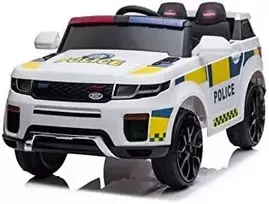 Lean Cars Vienvietis policijos elektromobilis BBH-021, baltas