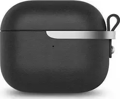 Moshi Pebbo Luxe apsauginis dėklas, skirtas AirPods 3 juodas