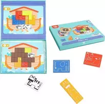 Tooky Toys Magnetinė dėlionė TOOKY TOY Nojaus arka