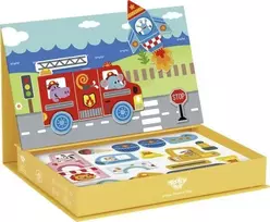 Tooky Toys Magnetinė Montessori dėlionė Tooky Toy edukacinė dėžutė su 80 elementų