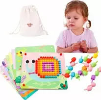 Tooky Toys Tooky Toy Dėlionė su Smeigtukais Kūrybingoms Vaikams