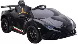 Lean Cars Vienvietis elektromobilis vaikams Lamborghini Huracan, juodas