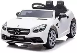 Lean Cars Dvivietis elektromobilis vaikams Mercedes SLC 300, baltas