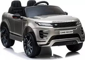 Lean Cars Dvivietis vaikiškas elektromobilis Lean Range Rover Evoque, sidabrinis