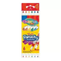 Colorino Flomasteriai, dvipusiai, 6 spalvų