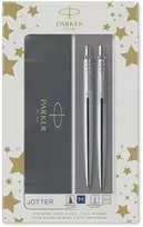 Parker Rinkinys: Automatinis pieštukas + Tušinukas Jotter Stainless Steel CT – 2093256