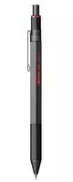 "Rotring 600 3in1" daugiafunkcinis rašiklis su rašikliu ir mechaniniu pieštuku, juodas