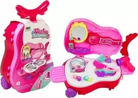Grožio rinkinys mergaitėms Lean Toys, rožinis