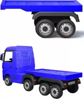 Lean Cars Vaikiškas sunkvežimis su priekaba Mercedes Actros HL358, mėlynas